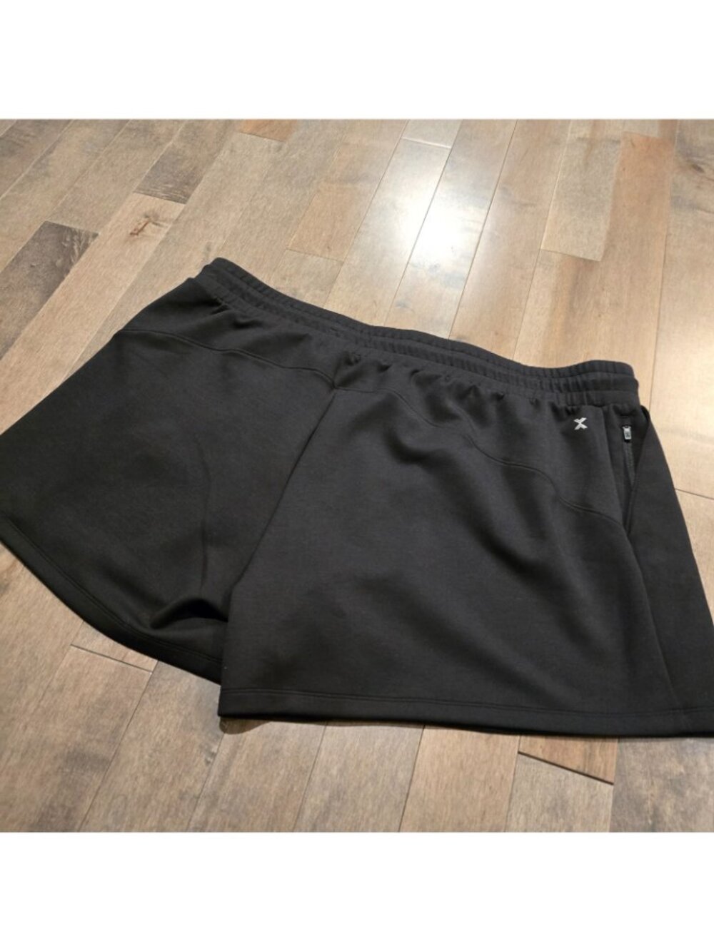 Xersion Womens Black Athletic Shorts 5" Mid-Rise 1x - Picture 11 of 12